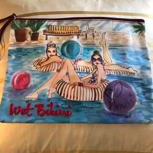 Henri Bendel Wet Bikini Wristlet. EUC.